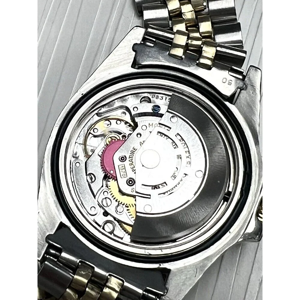 Rolex Men's Watch 1675 GMT Master Automatic Vintage 1979 Black Dial Two Tone